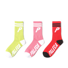 Letter street popular design funny woman custom Leisure wholesale unisex happy socks